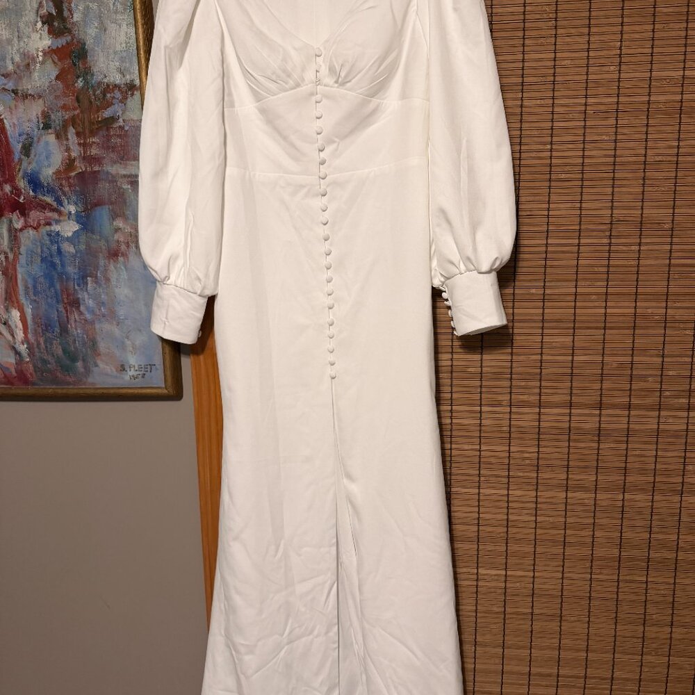 Wedding Dress (Ivory) Missacc Brand - New, Size 14 - Picture 3 of 11